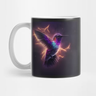 Fantasy Hummingbird and Lightning Mug